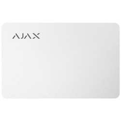 Картка Ajax Pass 3шт, jeweller, безконтактна, білий (23496.89.WH)