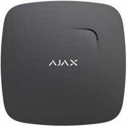 Датчик диму і чадного газу Ajax FireProtect Plus, Jeweler, бездротовий, чорний