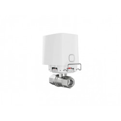 Розумний кульовий кран Ajax WaterStop 3/4" Jeweler, бездротовий, білий