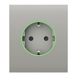 Центральна панель для вбудованої розетки Ajax CenterCover for Outlet smart, Jeweler, бездротова, oyster