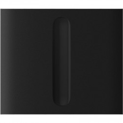 Кнопка центральна для одноклавішного вертикального вимикача димера Ajax CenterButton Dimmer Vertical 1-gang 2-way for LightSwitch, Jeweler, бездротовий, чорний
