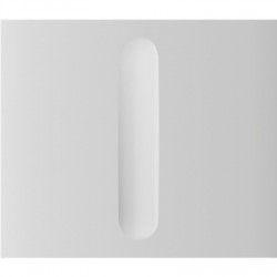 Кнопка центральна для одноклавішного вертикального вимикача димера Ajax CenterButton Dimmer Vertical 1-gang 2-way for LightSwitch, Jeweler, бездротовий, білий