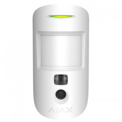 Датчик руху з покращеною фотофіксацією Ajax HDR MotionCam, Jeweller, бездротовий, білий