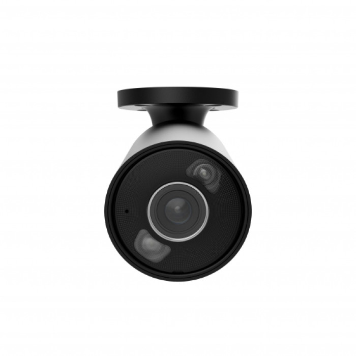 IP-Камера дротова Ajax BulletCam HL black, 8мп, 4мм, гібридне підсвічування IR 50м, білий Led 50м, Poe, True WDR, IP 65,  аудіо, кут огляду 75° до 85°, вулична, чорна