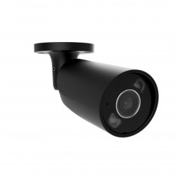 IP-Камера дротова Ajax BulletCam HL black, 8мп, 4мм, гібридне підсвічування IR 50м, білий Led 50м, Poe, True WDR, IP 65,  аудіо, кут огляду 75° до 85°, вулична, чорна