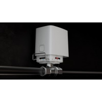 Розумний кульовий кран Ajax WaterStop 1" Jeweler, бездротовий, білий