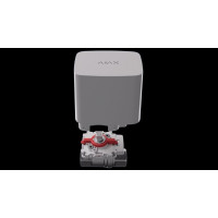 Розумний кульовий кран Ajax WaterStop 1" Jeweler, бездротовий, білий