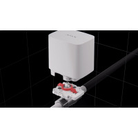 Розумний кульовий кран Ajax WaterStop 1" Jeweler, бездротовий, білий