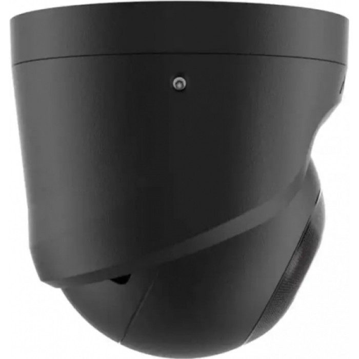 IP-Камера дротова Ajax TurretCam, 5мп, 2.8мм, Poe, True WDR, IP 65, ІЧ 35м, аудіо, кут огляду 100° до 110°, купольна, чорна
