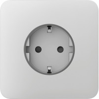 Передня панель для вбудованої розетки Ajax SoloCover for Outlet Basic, білий