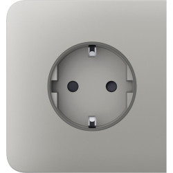 Бічна панель для вбудованої розетки Ajax SideCover for Outlet Basic, oyster