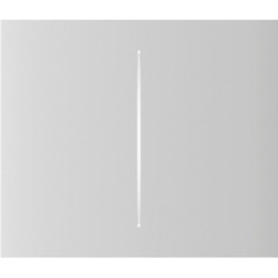 Кнопка центральна для двоклавішного вертикального вимикача Ajax CenterButton Vertical 2-gang for LightSwitch, Jeweler, бездротовий, білий