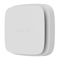 Датчик диму та температури Ajax FireProtect 2 RB Heat Smoke Jeweler, змінна батарея, бездротовий, білий