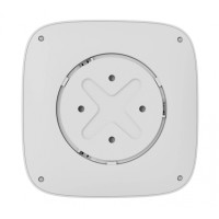 Датчик диму та температури Ajax FireProtect 2 RB Heat Smoke Jeweler, змінна батарея, бездротовий, білий