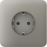 Передня панель для вбудованої розетки Ajax SoloCover for Outlet Basic, olive