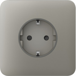 Передня панель для вбудованої розетки Ajax SoloCover for Outlet Basic, olive
