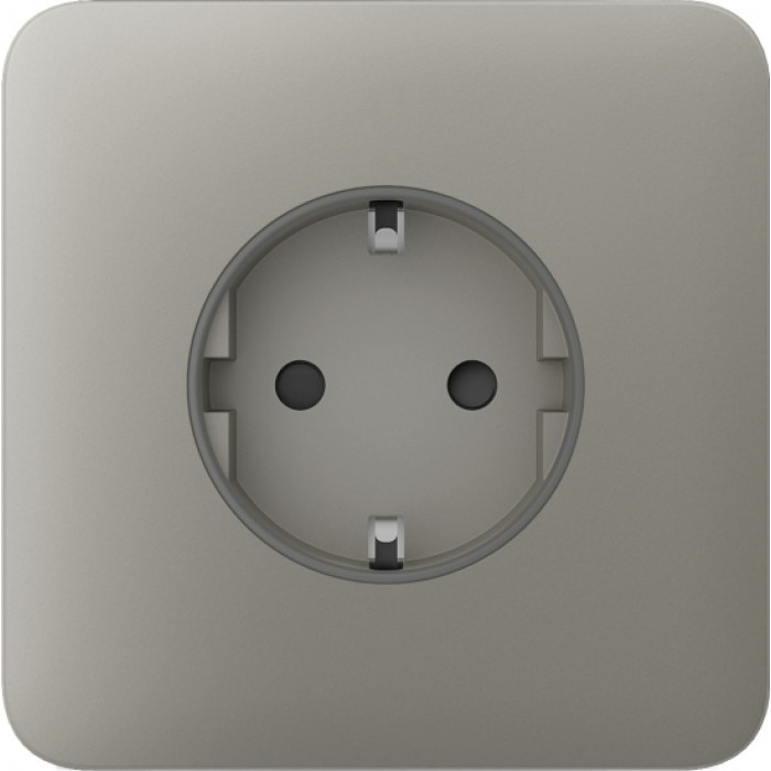 Передня панель для вбудованої розетки Ajax SoloCover for Outlet Basic, olive
