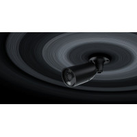 IP-Камера дротова Ajax BulletCam HL black, 5мп, 2.8мм, гібридне підсвічування IR 50м, білий Led 50м, Poe, True WDR, IP 65,  аудіо, кут огляду 100° до 110°, вулична, чорна