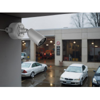 IP-Камера дротова Ajax BulletCam HL white, 5мп, 2.8мм, гібридне підсвічування IR 50м, білий Led 50м, Poe, True WDR, IP 65,  аудіо, кут огляду 100° до 110°, вулична, біла