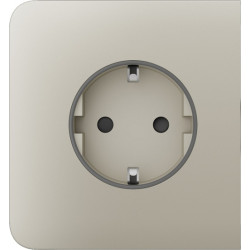 Бічна панель для вбудованої розетки Ajax SideCover for Outlet Basic, ivory