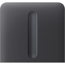 Кнопка бічна для одноклавішного вертикального вимикача димера Ajax SideButton Vertical Dimmer 1-gang 2-way for LightSwitch, Jeweler, бездротовий, graphite