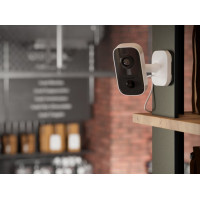 Камера відеоспостереження Ajax IndoorCam, внутрішня, 4мп, 110° вертикальний 60° горизонтальний, іч 8м, штучний інтелект, wi-fi, біла