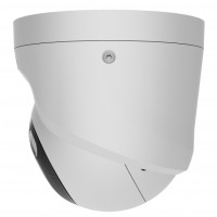 IP-Камера дротова Ajax TurretCam HL white, 5мп, 4мм, гібридне підсвічування IR 50м, білий Led 50м, Poe, True WDR, IP 65, ІЧ 50м, аудіо, 75° до 85°, купольна, біла