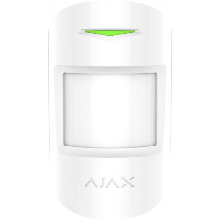 Датчик руху Ajax MotionProtect Plus, Jeweler, Бездротовий, білий