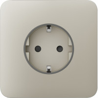Передня панель для вбудованої розетки Ajax SoloCover for Outlet Basic, ivory
