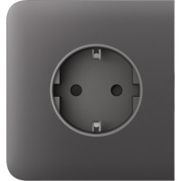 Бічна панель для вбудованої розетки Ajax SideCover for Outlet Basic, grey