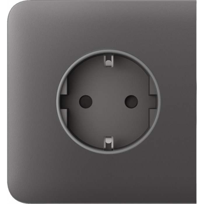 Бічна панель для вбудованої розетки Ajax SideCover for Outlet Basic, grey