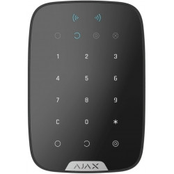 Бездротова сенсорна клавіатура Ajax Keypad Plus, jeweller, бездротовий, чорний (26077.83.BL1)