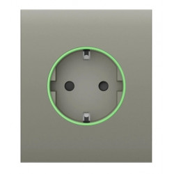 Центральна панель для вбудованої розетки Ajax CenterCover for Outlet smart, Jeweler, бездротова, olive