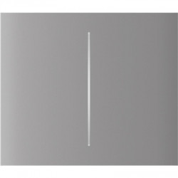 Кнопка центральна для двоклавішного вертикального вимикача Ajax CenterButton Vertical 2-gang for LightSwitch, Jeweler, бездротовий, fog
