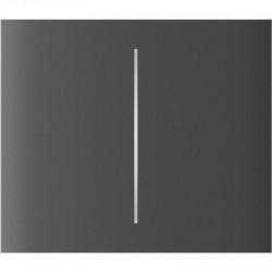 Кнопка центральна для двоклавішного вертикального вимикача Ajax CenterButton Vertical 2-gang for LightSwitch, Jeweler, бездротовий, grey