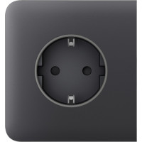 Бічна панель для вбудованої розетки Ajax SideCover for Outlet Basic, graphite