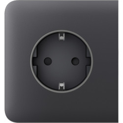 Бічна панель для вбудованої розетки Ajax SideCover for Outlet Basic, graphite