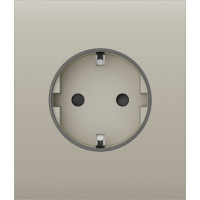 Центральна панель для вбудованої розетки Ajax CenterCover for Outlet Basic, ivory