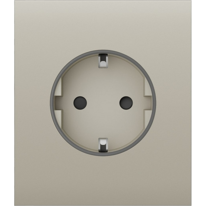Центральна панель для вбудованої розетки Ajax CenterCover for Outlet Basic, ivory