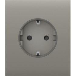 Центральна панель для вбудованої розетки Ajax CenterCover for Outlet Basic, olive