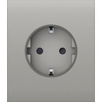 Центральна панель для вбудованої розетки Ajax CenterCover for Outlet Basic, oyster