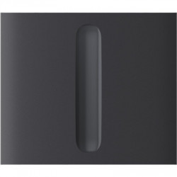 Кнопка центральна для одноклавішного вертикального вимикача димера Ajax CenterButton Dimmer Vertical 1-gang 2-way for LightSwitch, Jeweler, бездротовий, graphite