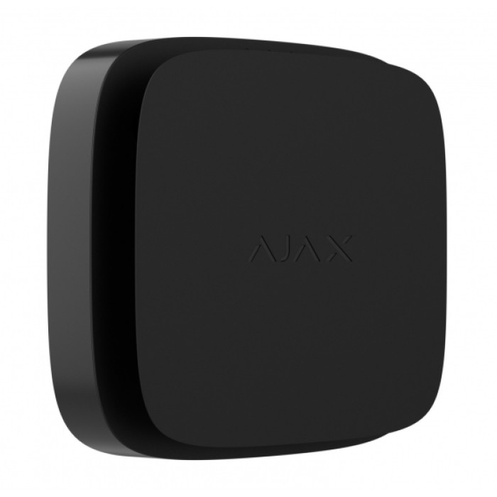 Датчик диму та температури Ajax FireProtect 2 RB Heat Smoke Jeweler, змінна батарея, бездротовий, чорний
