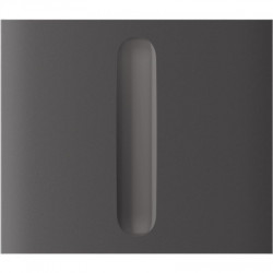 Кнопка центральна для одноклавішного вертикального вимикача димера Ajax CenterButton Dimmer Vertical 1-gang 2-way for LightSwitch, Jeweler, бездротовий, grey