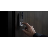 Відеодзвінок Ajax Doorbell, універсальне встановлення, 4 мп, 155° вертикальний 90° горизонтальний, іч 6м, дальнісь виявлення руху 4м, штучний інтелект, wi-fi, graphite
