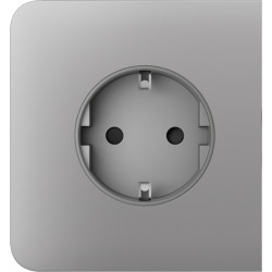 Бічна панель для вбудованої розетки Ajax SideCover for Outlet Basic, fog
