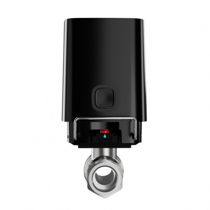Розумний кульовий кран Ajax WaterStop 1/2" Jeweler, бездротовий, чорний