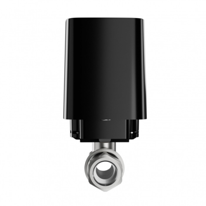 Розумний кульовий кран Ajax WaterStop 1/2" Jeweler, бездротовий, чорний