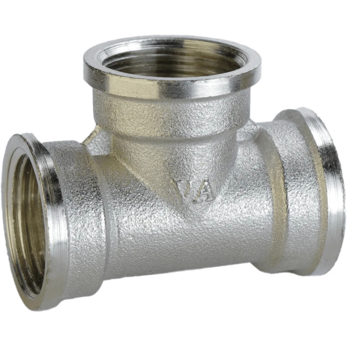 Тройник 3/4″ ВВВ никелированный А0219-1А(нк)