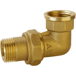 Угон американка угловая 3/4″ВЗ латунная Б0839А